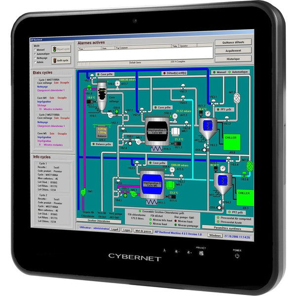 Cybernet S IPC-S19T All-in-One Computer - Intel Core i5 6th Gen i5-6200U - 8 GB - 128 GB SSD - 19" SXGA Touchscreen - Desktop - Black Cybernet Manufacturing, Inc