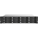 QNAP TL-R1220SEP-RP 12-Bay SAS 12Gb/s Rackmount Expansion Enclosure – 2U, Mini-SAS HD, Hot-Swappable, Redundant PSU