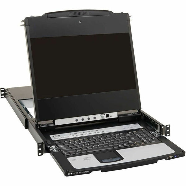 Eaton Tripp Lite Series NetDirector 16-Port DisplayPort KVM Switch Console with 17 in. LCD, Dual Rail, 1U Rack-Mount, TAA Eaton Corporation