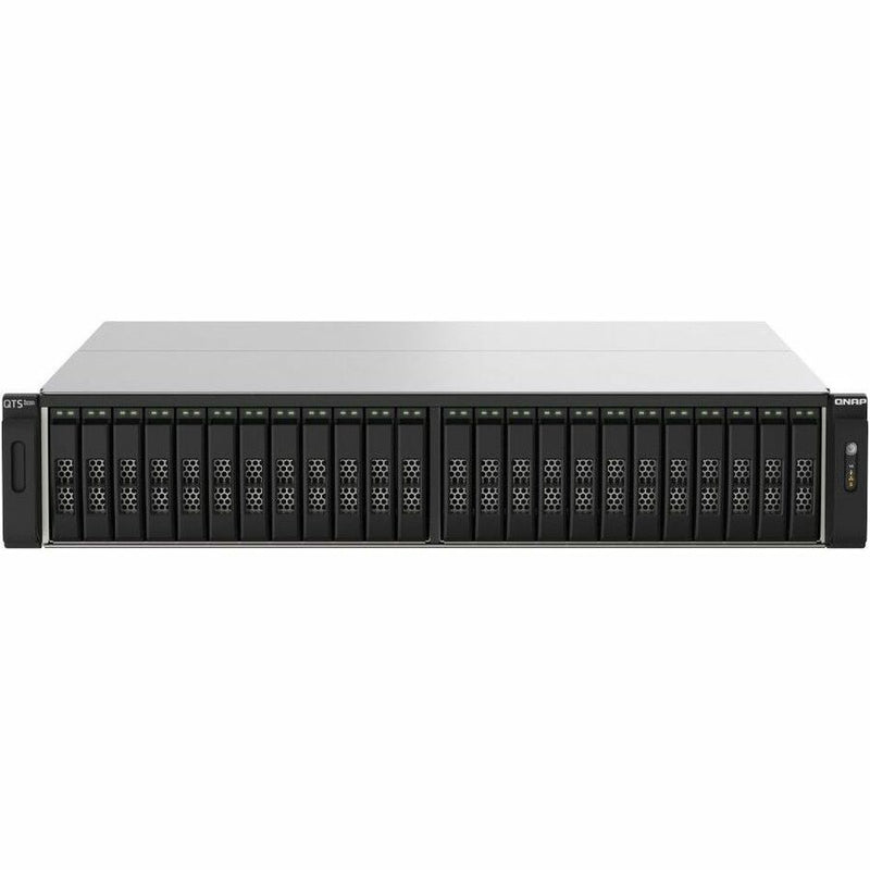 QNAP TS-H2490FU-7302P-256G 24-Bay U.2 NVMe All-Flash SAN/NAS Storage System – AMD EPYC, 256GB DDR4, 25GbE, ZFS QuTS hero OS
