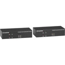 Black Box Kvm Extender Kit Over Fiber-Dual-Monitor, Displayport 4K30, Usb2.0, Audio, Seria