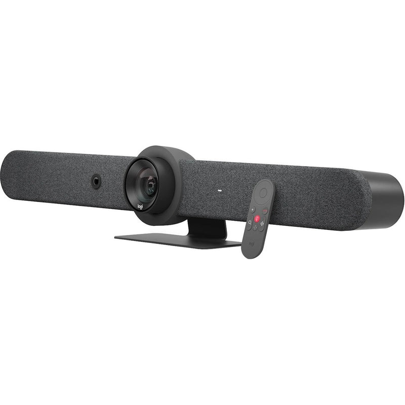 Logitech Rally Bar All-In-One Video Bar for Medium and Large Rooms – Graphite