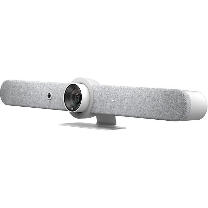 Logitech Rally Bar All-In-One Video Bar for Medium to Large Rooms – White