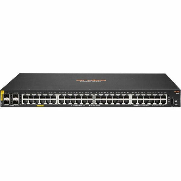 HPE 6100 48G Class4 PoE 4SFP+ 370W Switch Hewlett Packard Enterprise