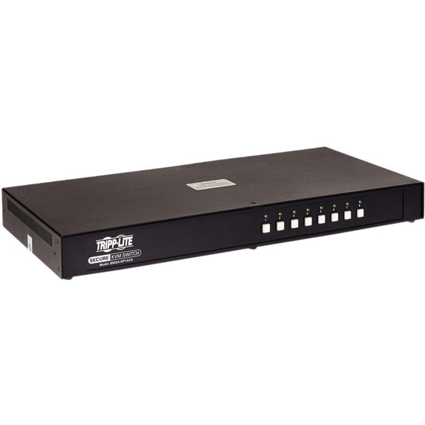 Tripp Lite by Eaton Secure KVM Switch, 8-Port, Single-Monitor, DisplayPort, 4K, NIAP PP3.0, Audio, CAC, TAA Eaton Corporation
