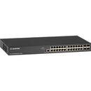 Black Box Gigabit Ethernet(1000-Mbps)Managed Poe+ Switch-(24)10/100/1000-Mbps Copper Rj45