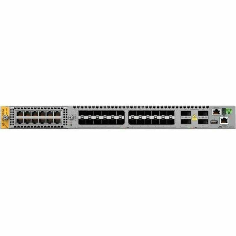 Allied Telesis x950-28XSQ-B95 Layer 3 Stackable 100G Switch | 24 x 10G SFP+ + 4 x 100G QSFP28 | Modular | Managed