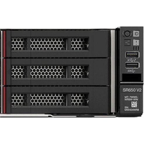 Lenovo ThinkSystem SR650 V2 7Z73A03LNA 2U Rack Server - 1 x Intel Xeon Silver 4310 2.10 GHz - 32 GB RAM - 12Gb/s SAS, Serial ATA/600 Controller