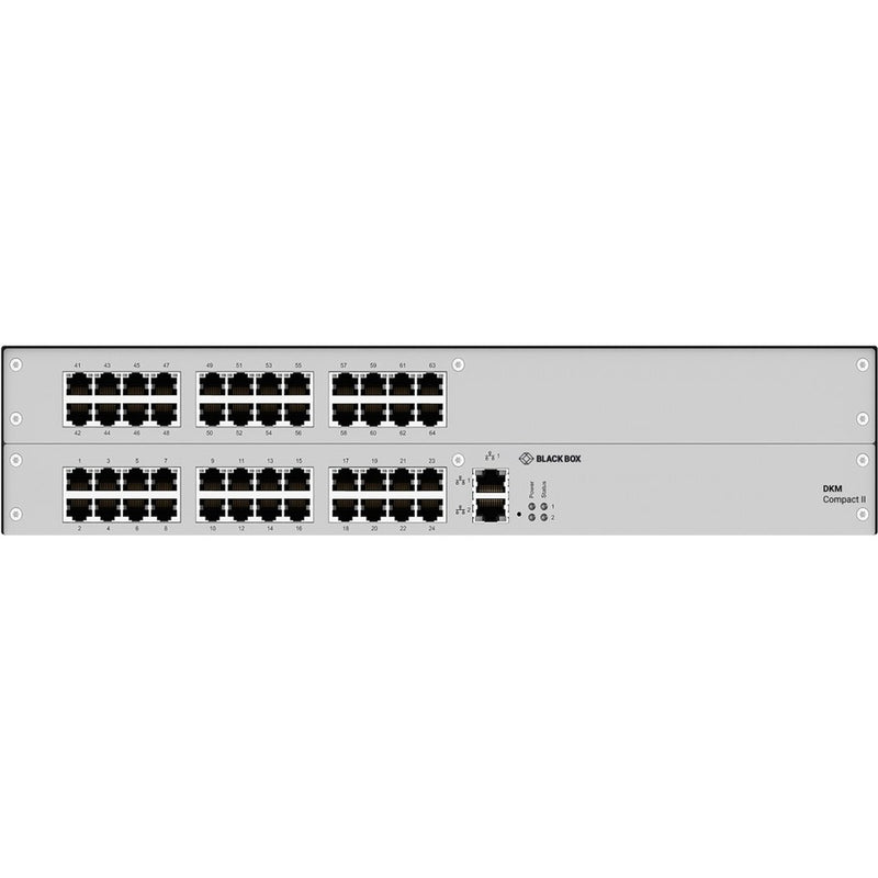 Black Box Kvm Matrix Switch - 48-Port, Catx, 1G, 2Ru, Taa