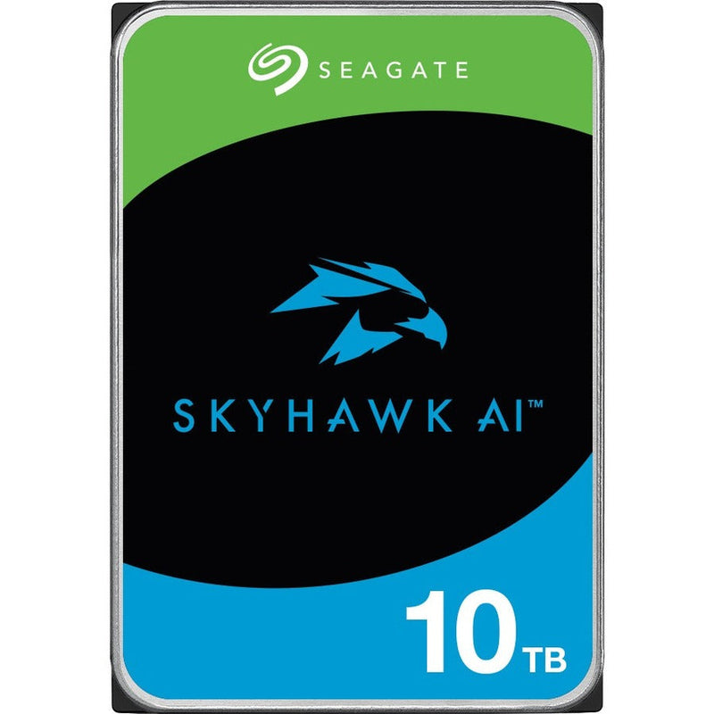Seagate SkyHawk AI ST10000VE001 10 TB Hard Drive - 3.5" Internal - SATA (SATA/600) - Conventional Magnetic Recording (CMR) Method Seagate Technology