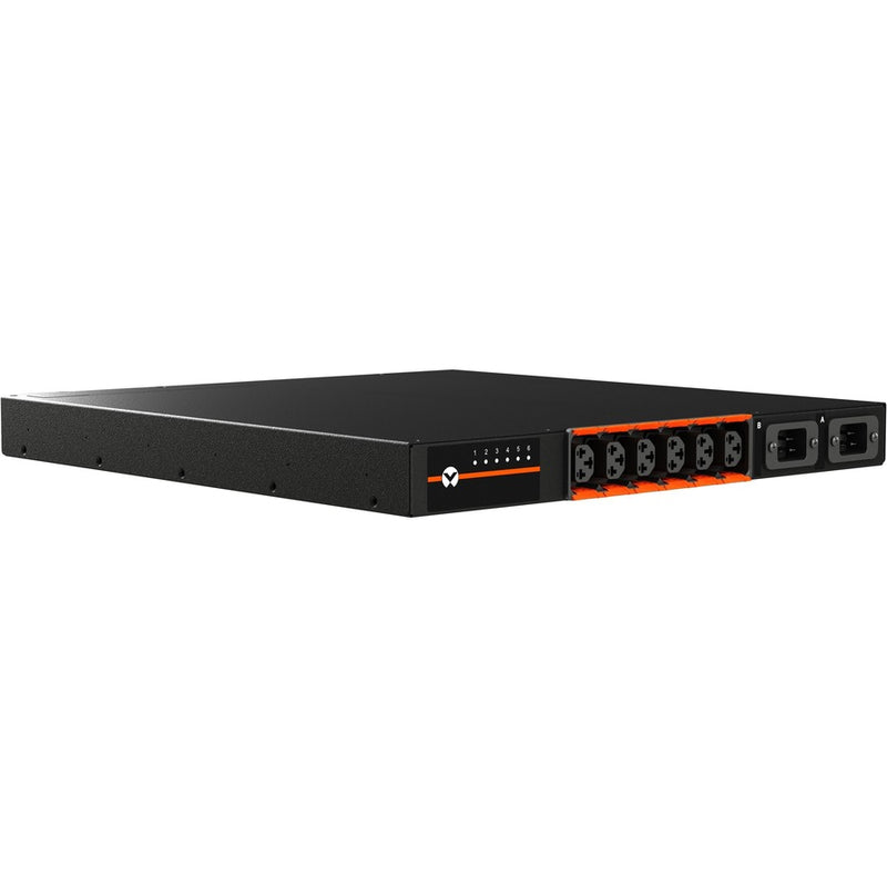 Vertiv Geist VA7U2100 Rack Transfer Switch rPDU | Switched Outlet Monitoring | C13/C19 Outlets | 1U | 3600W | Dual C20 Input