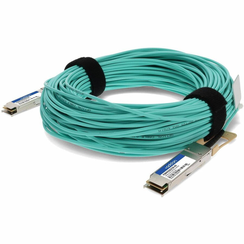 AddOn Finisar FCBN425QE2C30 Compatible TAA Compliant 100GBase-AOC QSFP28 to QSFP28 Direct Attach Cable (850nm, MMF, 30m) AddOn