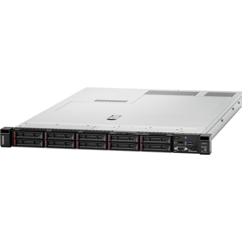 Lenovo ThinkSystem SR630 7X02A0GVNA 1U Rack Server - 2-Socket Intel - 16 GB TruDDR4 RAM - 7.5 TB Max Memory - Serial ATA/12Gb/s SAS - Matrox G200e Graphics