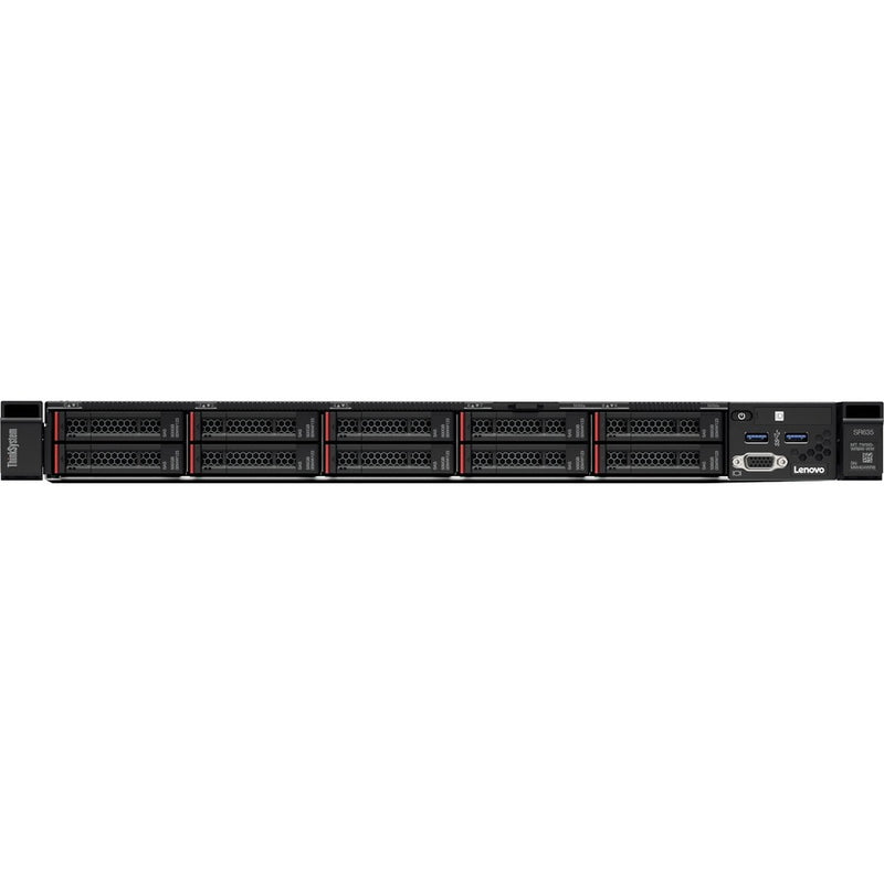 Lenovo ThinkSystem SR635 7Y99A02VNA 1U Rack Server - 1 x AMD EPYC 7402P 2.80 GHz - 32 GB RAM - Serial ATA Controller