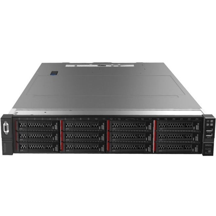 Lenovo ThinkSystem SR655 7Z01A057NA 2U Rack Server - 1 x AMD EPYC 7252 3.10 GHz - 16 GB TruDDR4 RAM - Serial ATA Controller