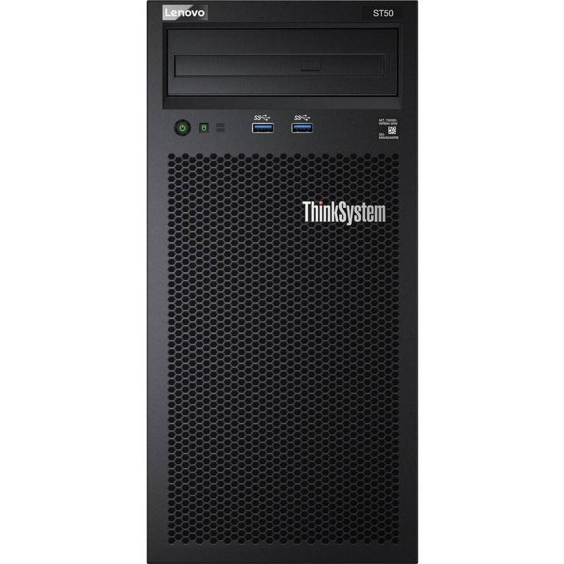 Lenovo ThinkSystem ST50 7Y48A04QNA 4U Tower Server - 1 x Intel Xeon E-2246G 3.60 GHz - 8 GB RAM - Serial ATA/600 Controller