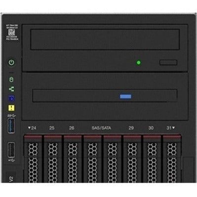 Lenovo ThinkSystem ST650 V2 7Z74A02KNA 4U Tower Server - 1 x Intel Xeon Silver 4309Y 2.80 GHz - 16 GB RAM - Serial ATA/600 Controller
