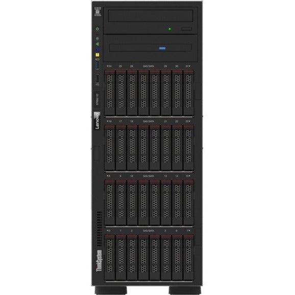 Lenovo ThinkSystem ST650 V2 7Z74A02KNA 4U Tower Server - 1 x Intel Xeon Silver 4309Y 2.80 GHz - 16 GB RAM - Serial ATA/600 Controller