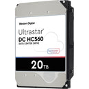 WD Ultrastar DC HC560 WUH722020ALE6L1 20 TB Hard Drive - 3.5" Internal - SATA (SATA/600) - Conventional Magnetic Recording (CMR) Method Western Digital Corporation