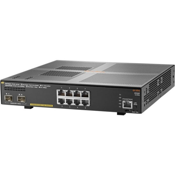 HPE Aruba 2930F 8G PoE+ 2SFP+ Layer 3 Managed Switch (JL258A#ABG)