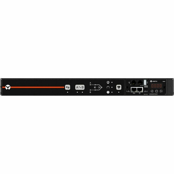 Vertiv Geist VA4G8100 rPDU AG03E1R0-12CF13-2PS6PS6B211-D | 12-Outlets Auto Transfer Switch PDU | 230V | Rack Mountable