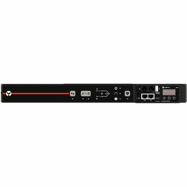 Vertiv Geist VA5U2100 6-Outlets Rack Transfer Switch PDU – Auto Transfer, Switched, C13/C19, C20 Plug