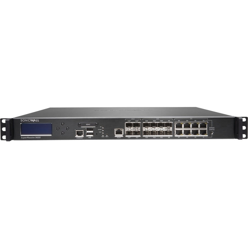 SonicWall SuperMassive 9600 Security Appliance with 1 Year TotalSecure – 10GbE, 1U Rack-Mountable