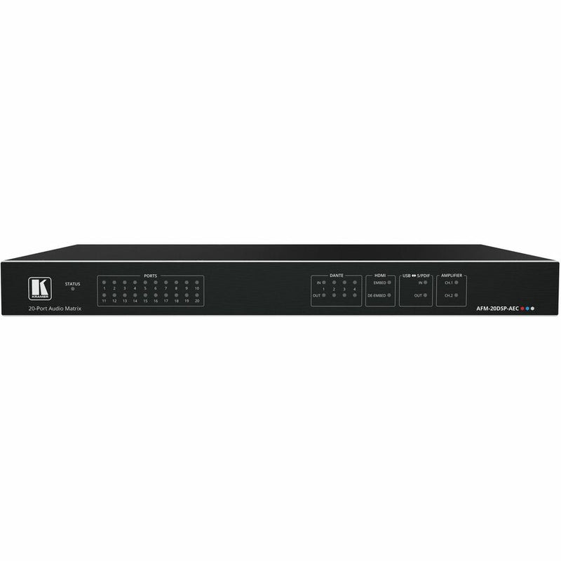 Kramer 20-Port Audio Matrix with DSP, AEC and Interchangeable Inputs & Outputs