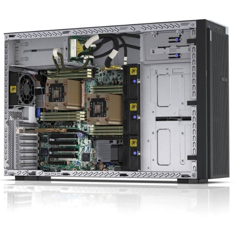 Lenovo ThinkSystem ST550 7X10A0EGNA 4U Tower Server – 1 x Intel Xeon Silver 4208 2.10GHz – 32GB RAM – 12Gb/s SAS, SATA Controller