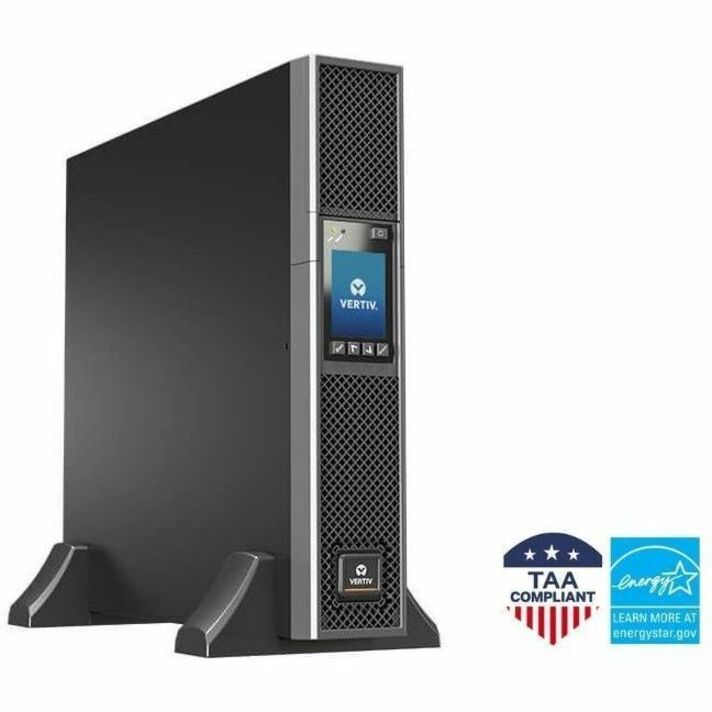 Vertiv Liebert GXT5 TAA 1500VA/1350W 120V Online Double Conversion UPS - 2U Rack/Tower