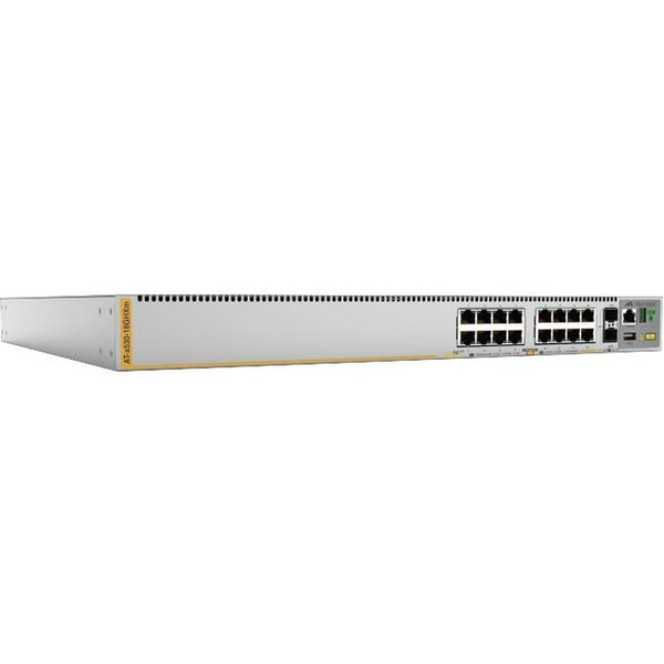 Allied Telesis x530-18GHXm Layer 3 Managed Switch - 16-Port 5GbE PoE++, 2x10G SFP+, Modular, Rackmount