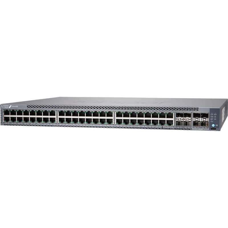 Juniper Networks EX4100-48T-DC 48-Port Gigabit Ethernet Switch (DC Power, AFO)