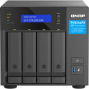 QNAP TVS-h474-PT-8G SAN/NAS Storage System – Intel Pentium Gold, 8GB DDR4, 4-Bay, 2.5GbE, QuTS hero