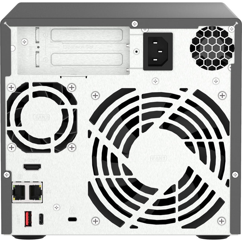 QNAP TVS-h474-PT-8G SAN/NAS Storage System – Intel Pentium Gold, 8GB DDR4, 4-Bay, 2.5GbE, QuTS hero