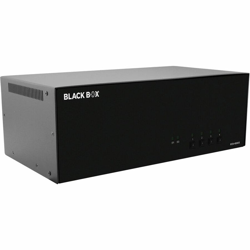 Black Box Niap4 Secure Kvm Switch, 4 Port Quad Head Dp, Cac, Non-Cancelable, Non-Returnabl