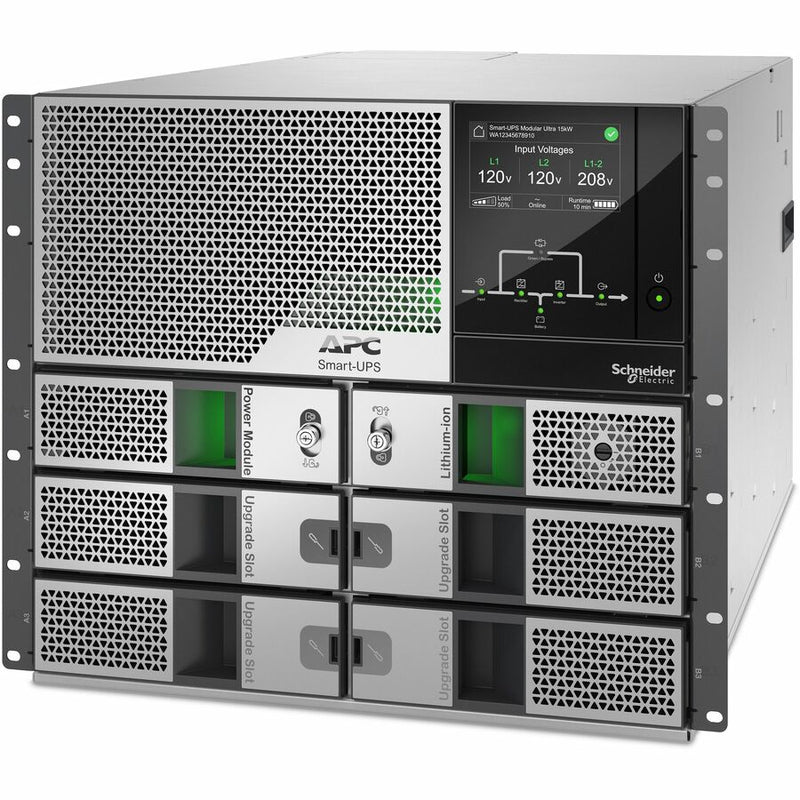 APC Smart-UPS Modular Ultra, 5kW Scalable to 15kW, Lithium-ion, 9U Rackmount