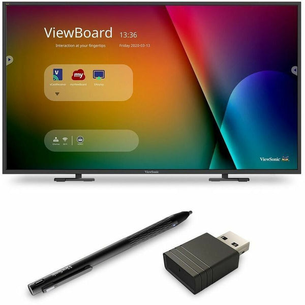 Viewsonic Corporation Viewsonic Viewboard Ifp4320-E1 - 4K Uhd Interactive Display With Active Stylus Pen And Wifi Dongle - "350" Cd/M2 - 43"