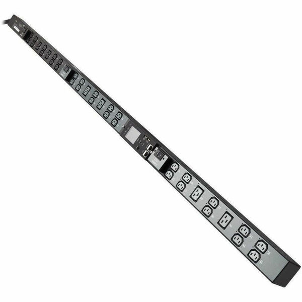 Eaton 8.6kW 200-240V 3-Phase IsoBreaker Managed PDU - Gigabit, 36 Outlets, L15-30P Input, LCD, 10 ft. (3 m) Cord, 0U, 70 in. (1.8 m) Height, TAA Eaton Corporation