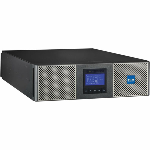 Eaton 9PX 6000VA 5400W 208V Online Double-Conversion UPS - L6-30P or Hardwired Input, 2 L6-20R, 2 L6-30R, Lithium-ion Battery, Cybersecure Network Card, Extended Run, 3U Rack/Tower - Battery Backup Eaton Corporation