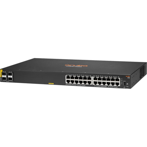HPE 6100 24G Class4 PoE 4SFP+ 370W Switch Hewlett Packard Enterprise