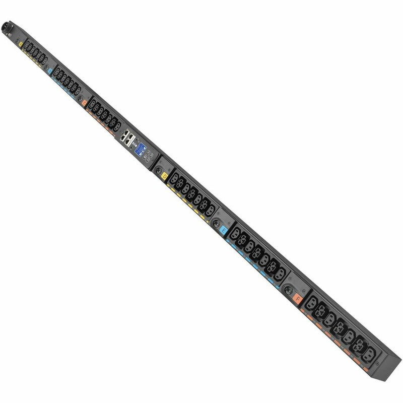 Eaton Universal-Input Managed PDU, 208V and 415/240V, 42 Outlets, Input Cord Sold Separately, 0U Vertical Eaton Corporation