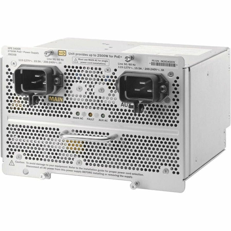 HPE 5400R 2750W PoE+ zl2 Power Supply Hewlett Packard Enterprise