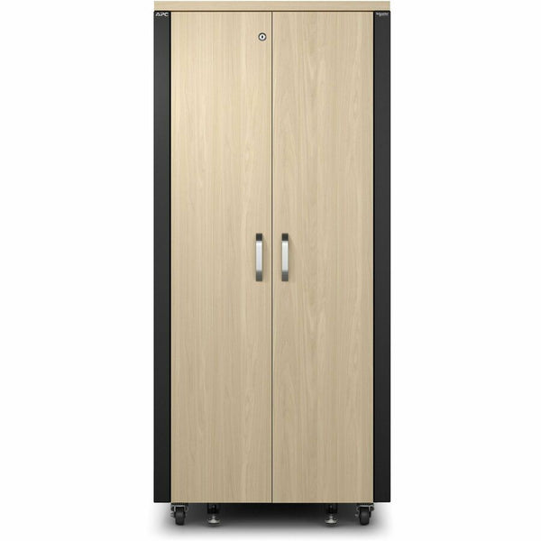 Apc By Schneider Electric Netshelter Soundproof, 32U, Server Rack Enclosure, 120V, Maple