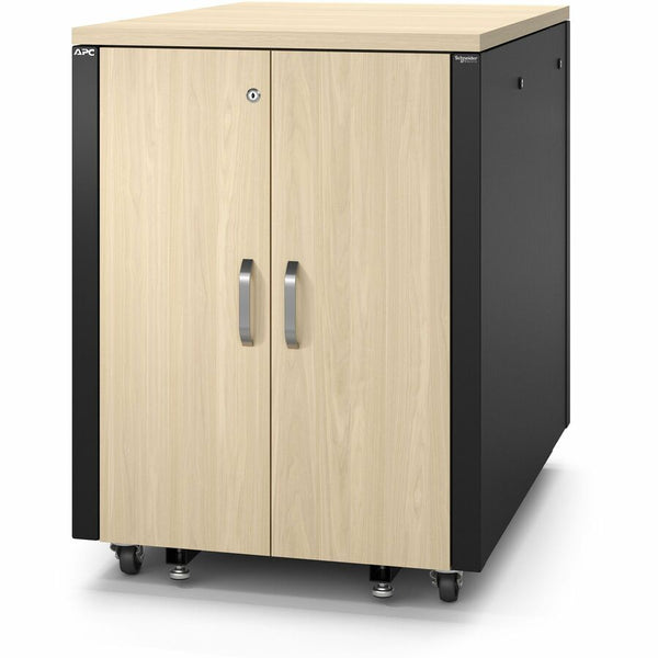 Apc By Schneider Electric Netshelter Soundproof, 17U, Server Rack Enclosure, 120V, Maple
