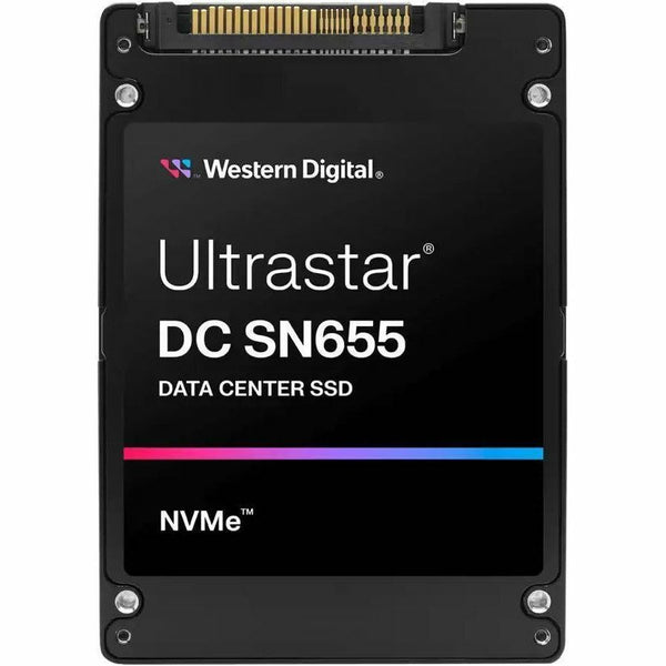 WD Ultrastar DC SN655 15.36TB NVMe SSD - U.3 15mm, PCIe Gen 4, 6800MB/s Read