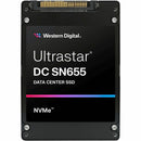 WD Ultrastar DC SN655 WUS5EA176ESP7E1 7.68 TB Solid State Drive - U.3 15 mm Internal - PCI Express NVMe (PCI Express NVMe 4.0) Western Digital Corporation