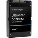 WD Ultrastar DC SN655 WUS5EA176ESP7E3 7.68TB U.3 NVMe SSD - PCIe Gen4, 15mm, Read Intensive