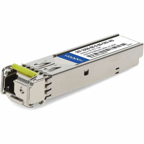 AddOn Ciena SFP-10GB-BX-D-80-CN2 Compatible TAA 10GBase-BX SFP+ Transceiver (SMF, 1550nmTx/1490nmRx, 80km, LC, DOM) AddOn