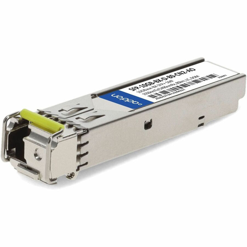 AddOn Ciena SFP-10GB-BX-D-80-CN2 Compatible TAA 10GBase-BX SFP+ Transceiver (SMF, 1550nmTx/1490nmRx, 80km, LC, DOM) AddOn