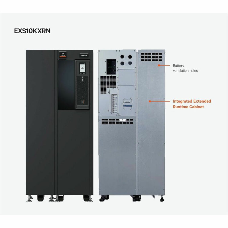 Vertiv Liebert EXS UPS (Tower) 10kVA/10kW 208/120VAC (220/127VAC) 3-Phase | 18-Min Runtime | IS-UNITY-DP | EXS10KXRN